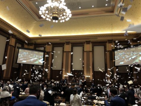 FLYING PAPERS AND NEW LAWS MARK THE END OF THE 2021 LEGISLATIVE SESSION