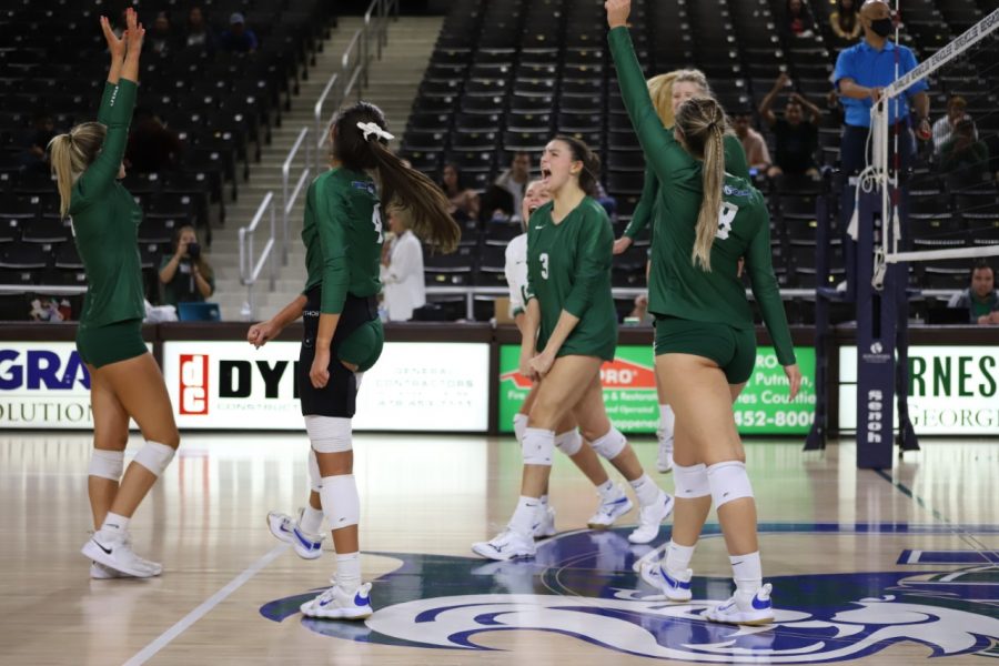 Bobcat Volleyball Dominates Young Harris on Senior Day