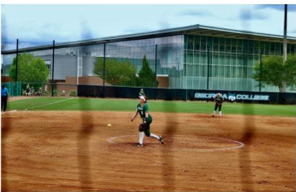 Junior pitcher Shelby Jones fires a pitch to the plate versus No. 1 North Georgia 