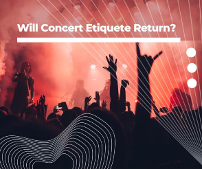 College students experiencing bad concert etiquette