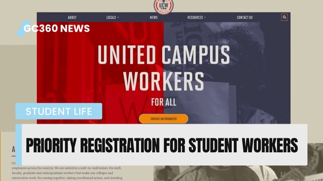 Priority Registration for Student Workers