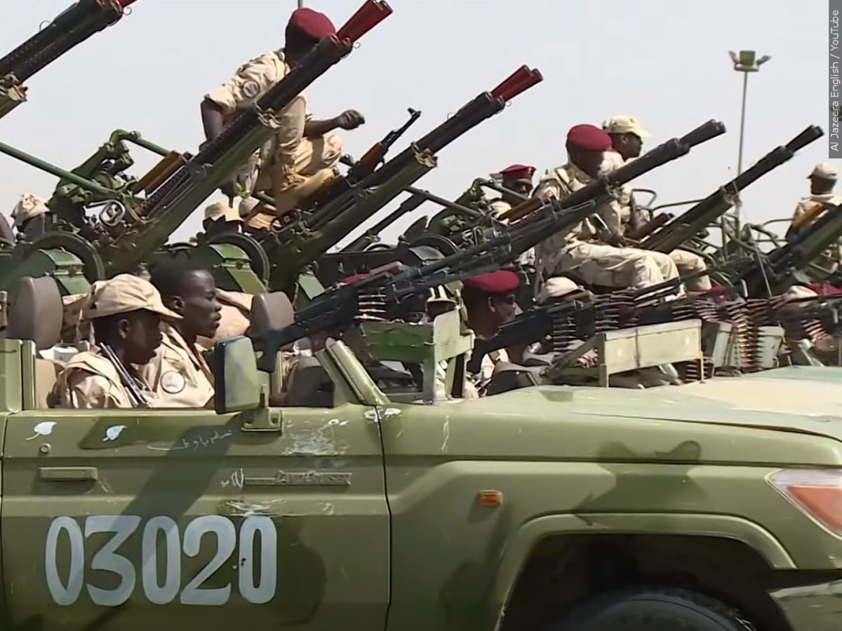 soldiers in the Sudan Civil War