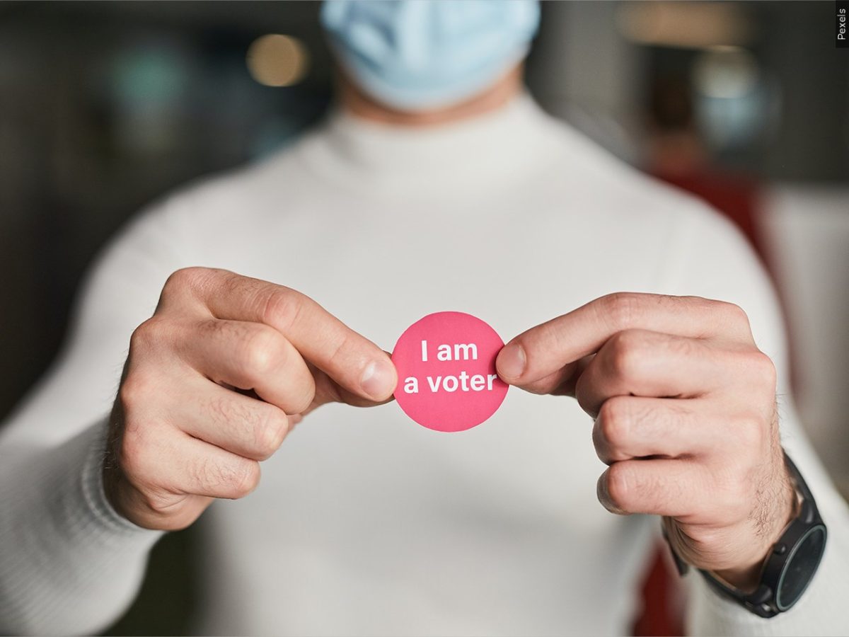 Voting sticker 