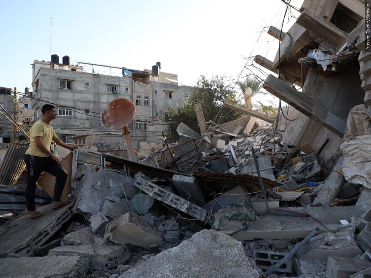 Destruction in Gaza
