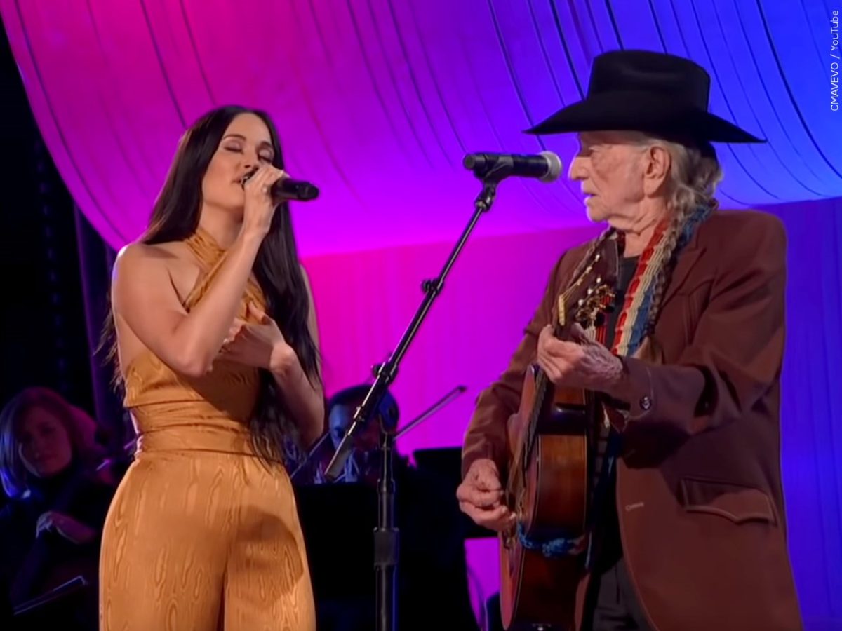 Kacey Musgraves and Willie Nelson 