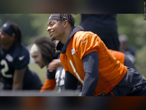 Former Chicago Bears and current Pittsburgh Steelers quarterback Justin Fields