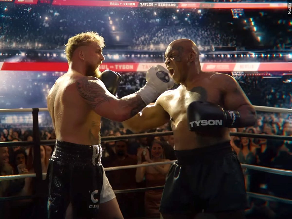 Jake Paul and Mike Tyson